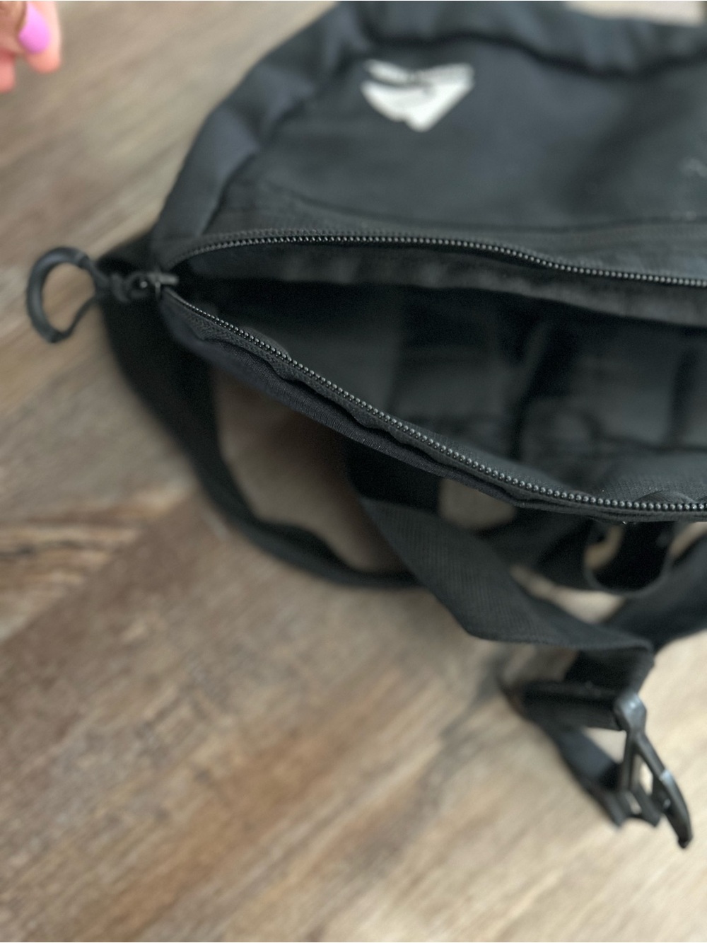 Ozark Trail Black Waist Bag with Silver Logo Accent - Picture 4 of 9